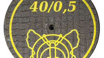 Ref. DISQHQ40_05_(L12-L50) Disque HQ jaune � 40 x 0,5 mm x12 ou X50 pi�ces
