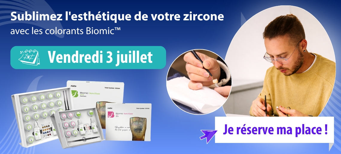 Sublimer l'esthétique de votre zircone avec les stains et la micro-stratification
